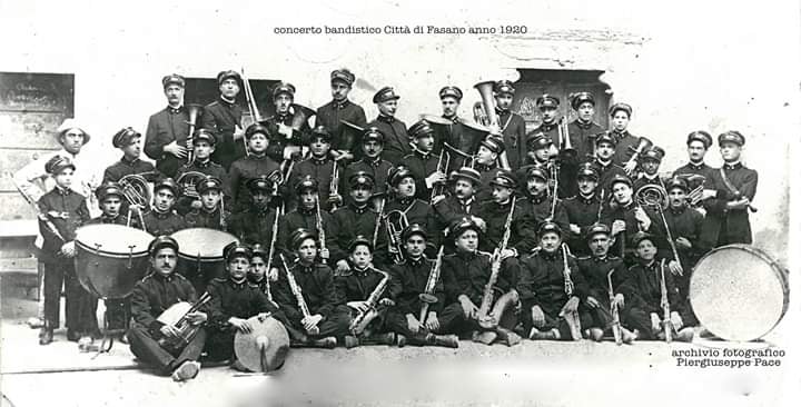 foto storica della Banda di Fasano